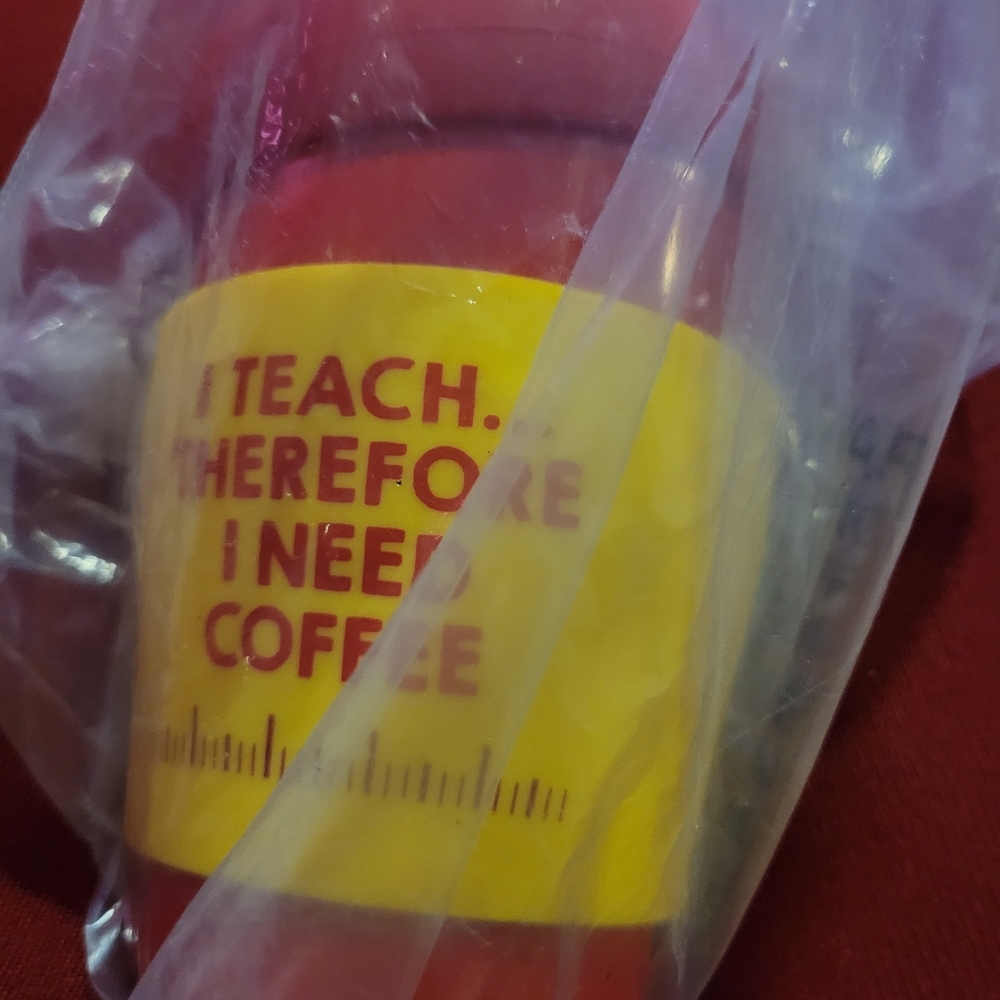 Mug Teacher Ceramic 12oz Package Including Apple Cover - Picture 5 of 8
